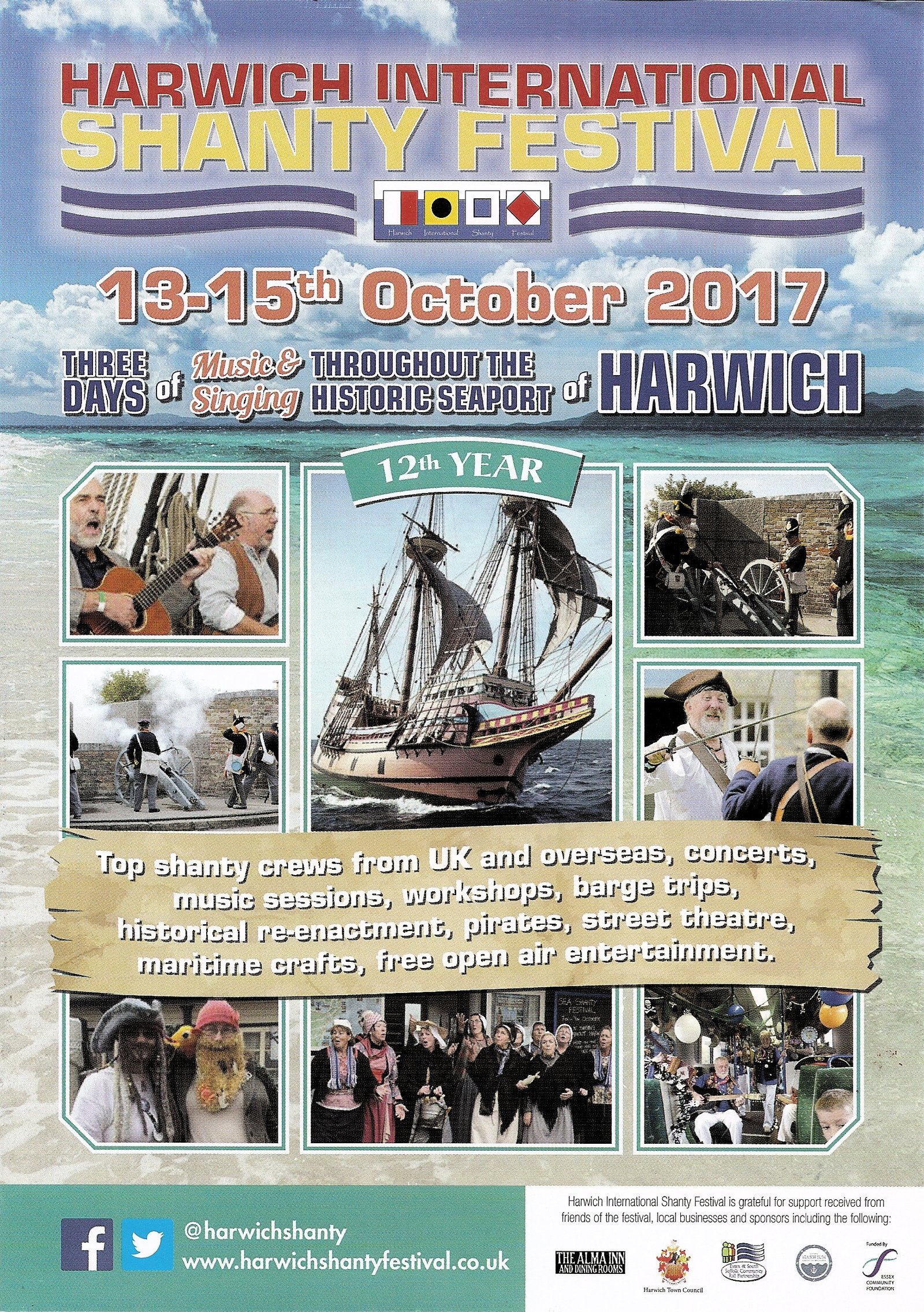 Tickets & Programme Harwich Shanty Festival